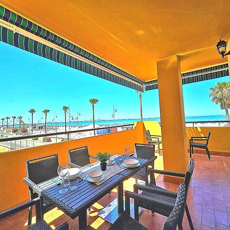 Beachfront Duplex 1ª Linea & Terraces Oceanfront 엘푸에르토데산타마리아 외부 사진