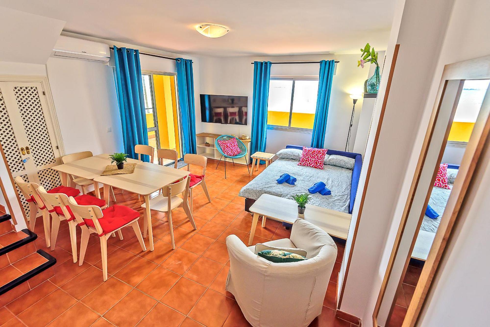 Beachfront Duplex 1ª Linea & Terraces Oceanfront 엘푸에르토데산타마리아 외부 사진