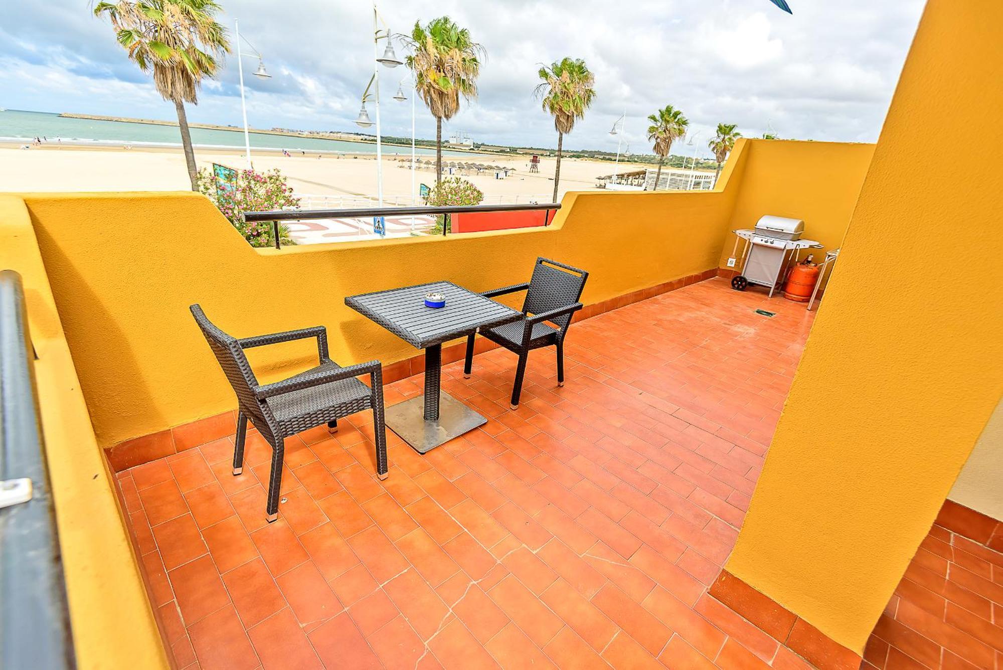 Beachfront Duplex 1ª Linea & Terraces Oceanfront 엘푸에르토데산타마리아 외부 사진