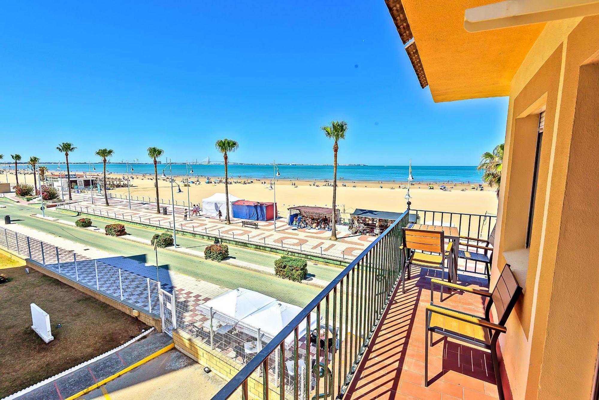 Beachfront Duplex 1ª Linea & Terraces Oceanfront 엘푸에르토데산타마리아 외부 사진