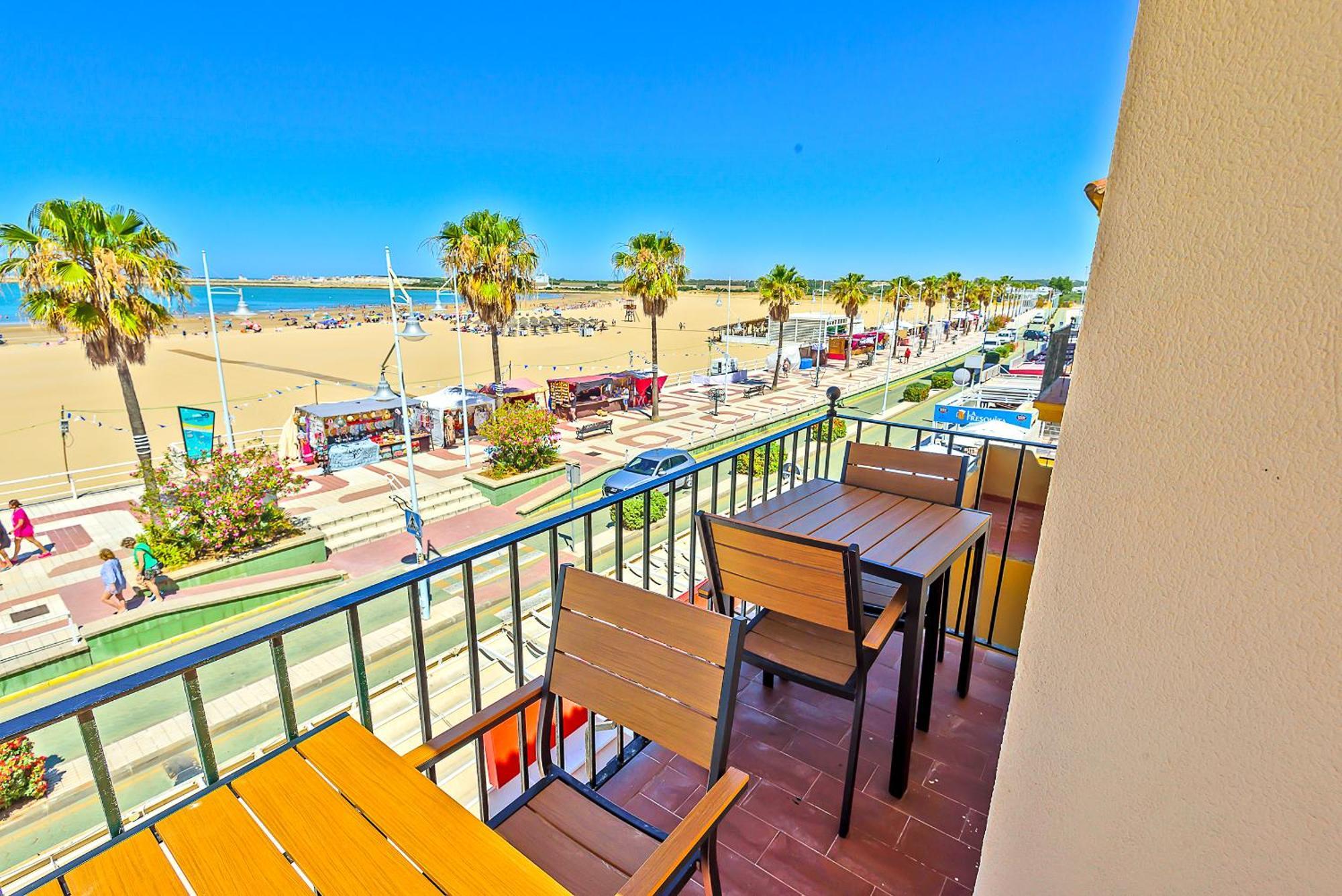 Beachfront Duplex 1ª Linea & Terraces Oceanfront 엘푸에르토데산타마리아 외부 사진