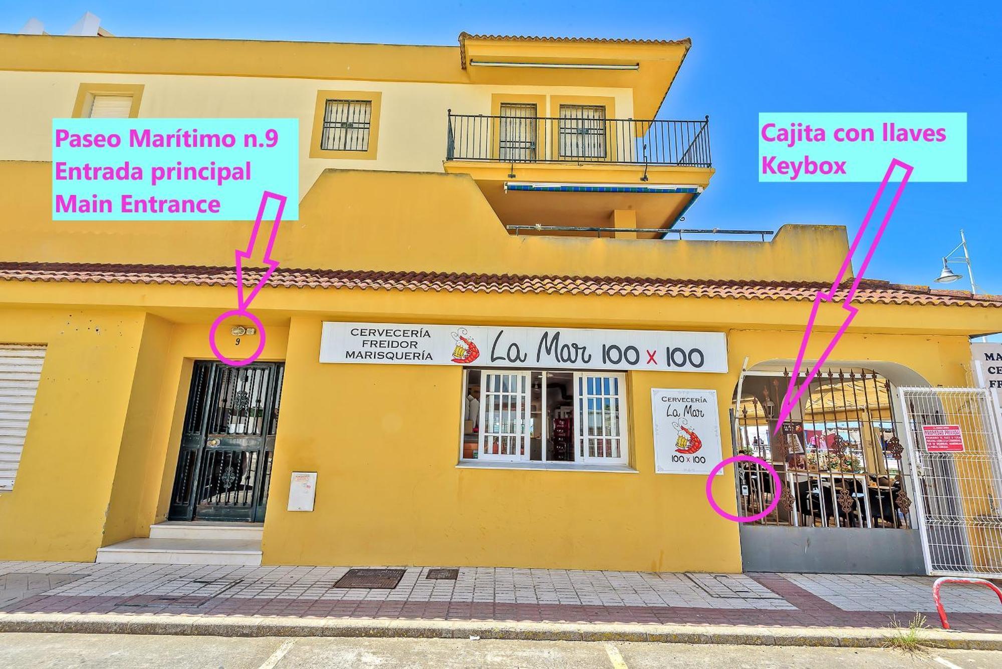 Beachfront Duplex 1ª Linea & Terraces Oceanfront 엘푸에르토데산타마리아 외부 사진
