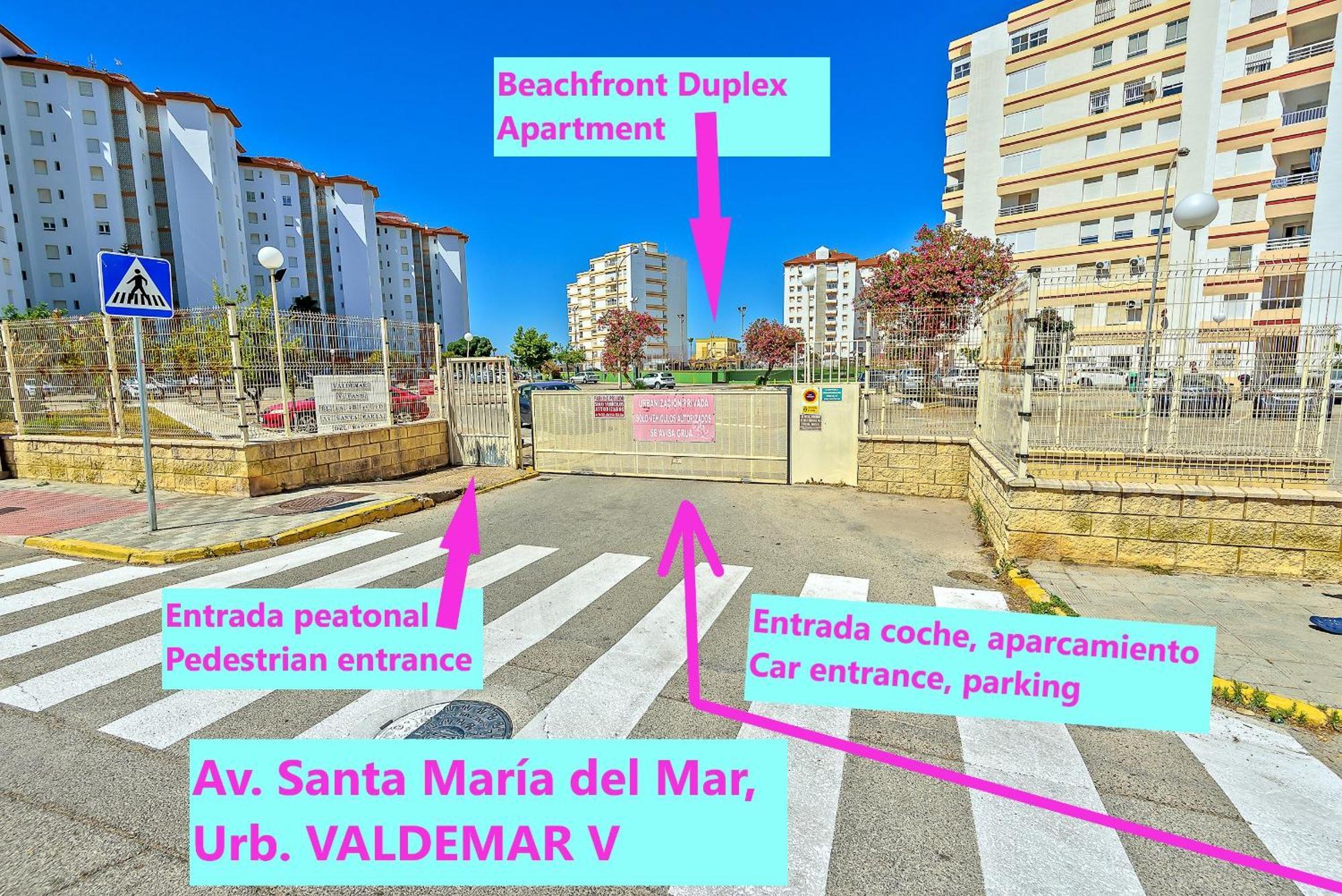 Beachfront Duplex 1ª Linea & Terraces Oceanfront 엘푸에르토데산타마리아 외부 사진