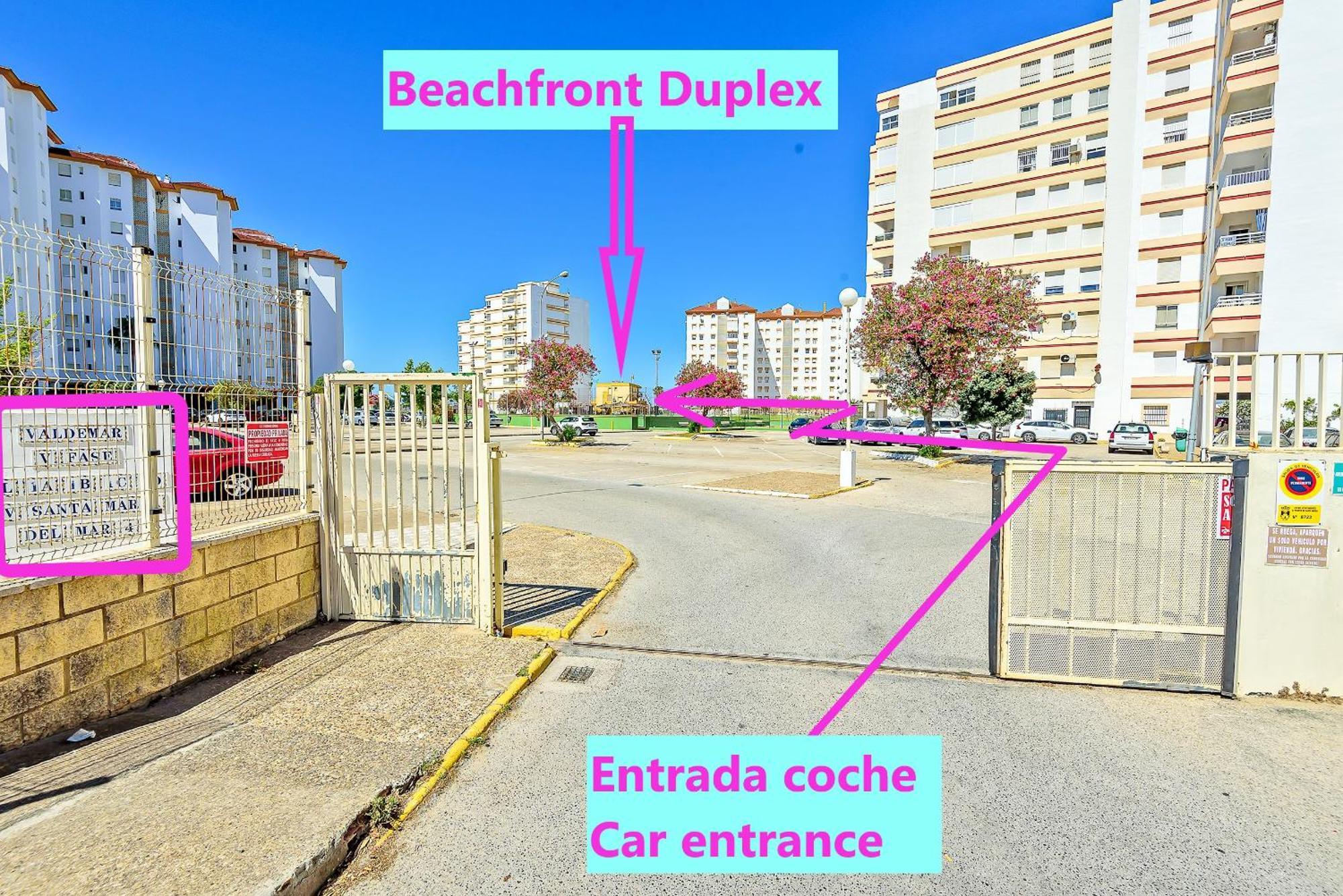 Beachfront Duplex 1ª Linea & Terraces Oceanfront 엘푸에르토데산타마리아 외부 사진
